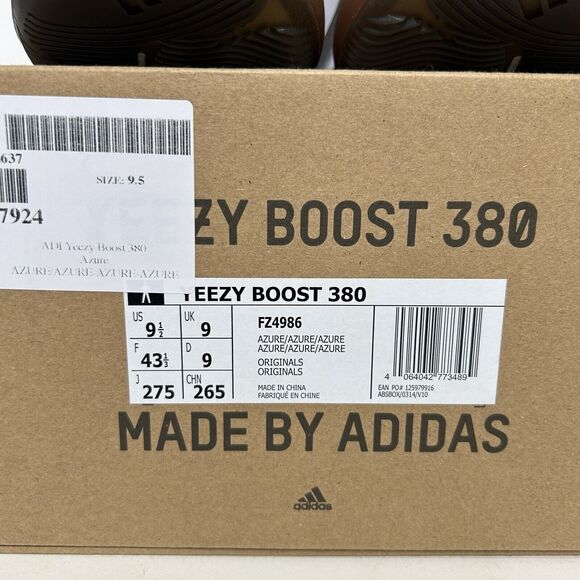 Adidas Yeezy Boost 380 “Azure” 2024 - Picture 5 of 5